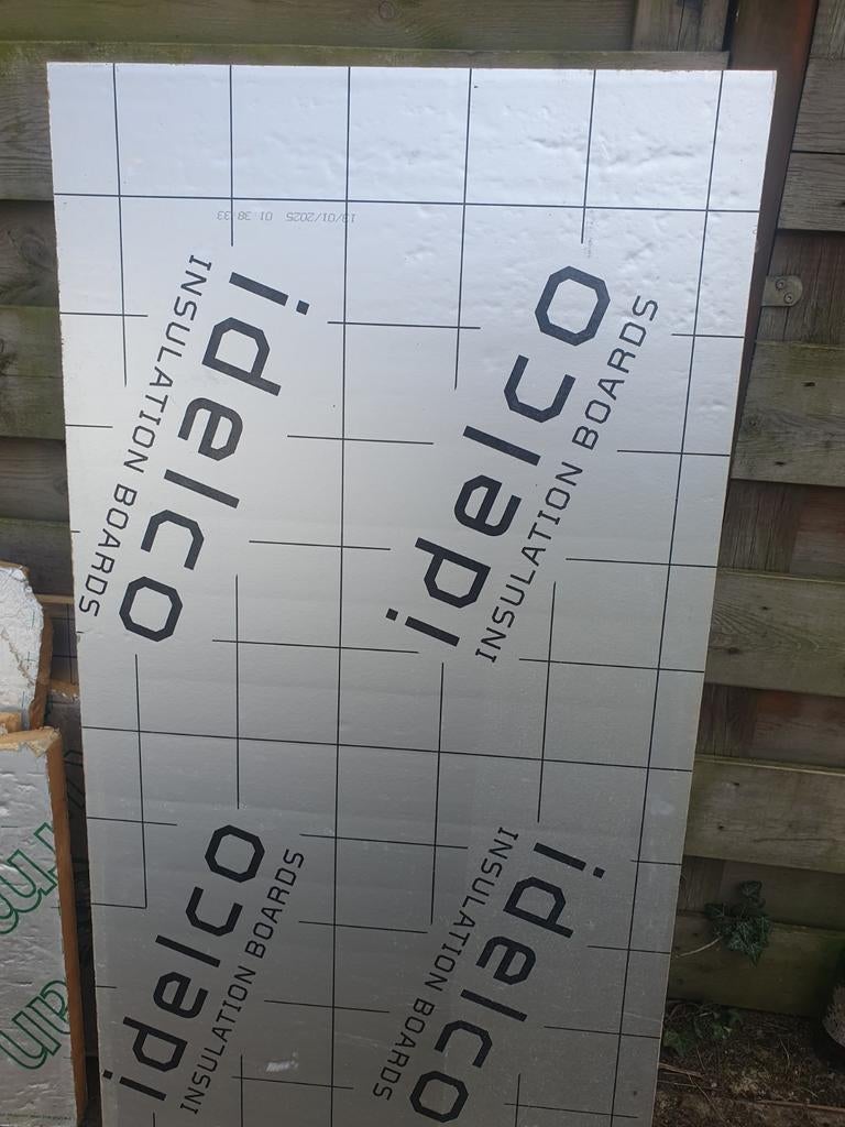 PIR isolatieplaten - Diverse diktes en afmetingen, Doe-het-zelf en Verbouw, Isolatie en Afdichting, Ophalen, Dakisolatie, Gebruikt