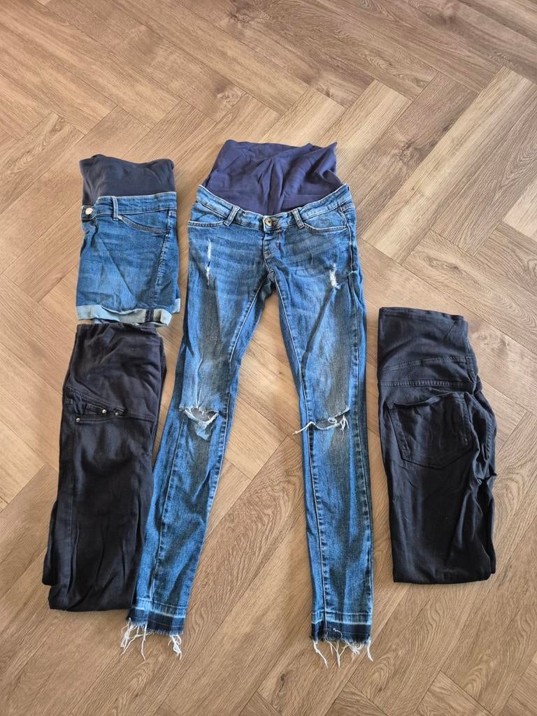 Zwangerschap broeken pakket voor totaal €6, Ophalen of Verzenden, Zo goed als nieuw, Broek of Spijkerbroek
