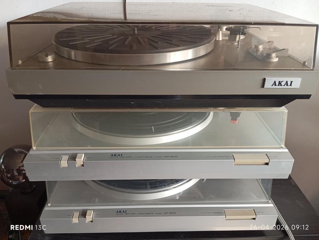 Akai AP-100C Platenspeler - Vintage Auto-Return, Ophalen, Gebruikt, Automatisch, Platenspeler
