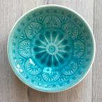 Turquoise aqua keramiek schaaltje kom bakje Indiaas oosters, Keramiek, Nieuw, Ophalen of Verzenden, Kom(men)