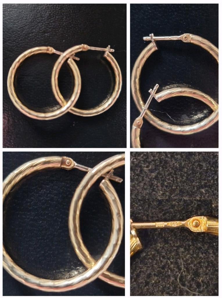 Gouden Creolen (Zie omschrijving), Verzenden, Nieuw, Goud, Goud