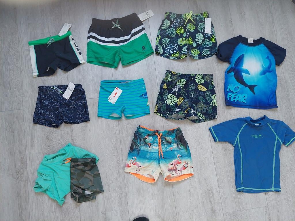 Zwembroeken maat 110/116 jongen zwembroek UV-shirt zwemshort, Kinderen en Baby's, Kinderkleding | Maat 110, Ophalen of Verzenden