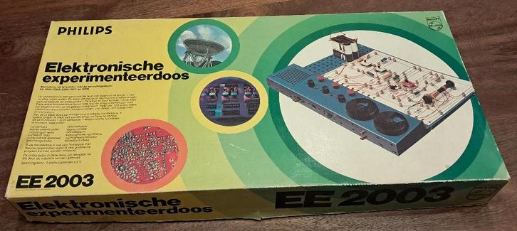 Philips elektronica bouwdoos EE2003, Antiek en Kunst, Antiek | Speelgoed, Ophalen of Verzenden