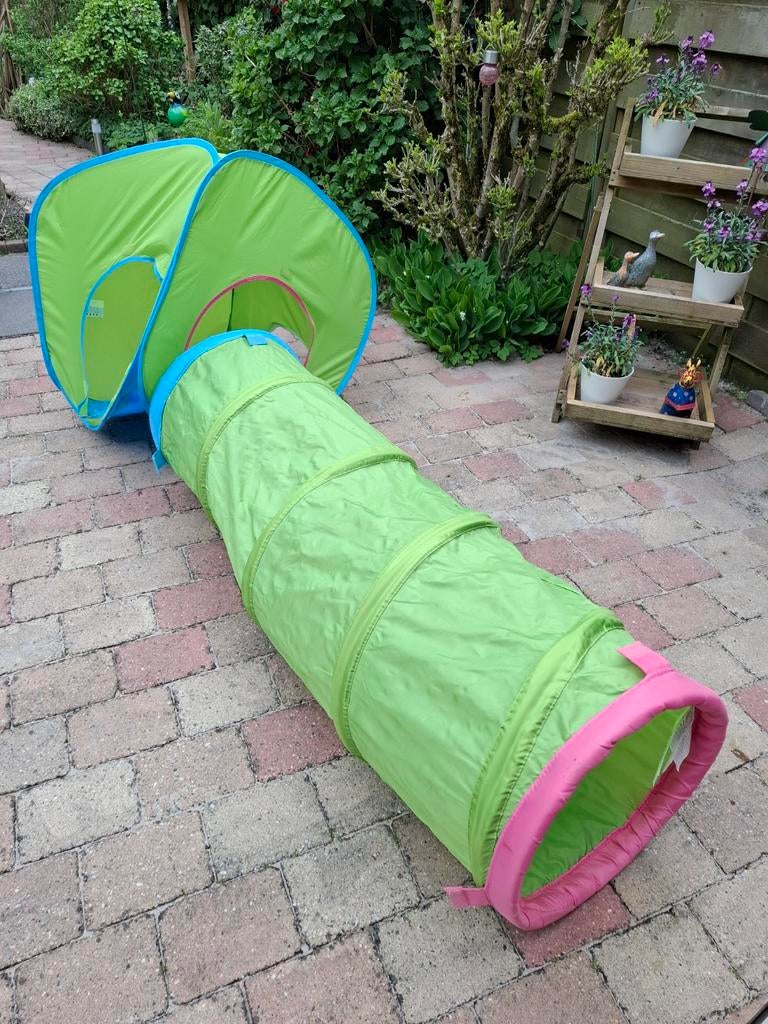 Tent met kruiptunnel, Ophalen, Gebruikt