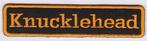 Harley Davidson Knucklehead stoffen opstrijk patch embleem #, Ophalen of Verzenden, Nieuw