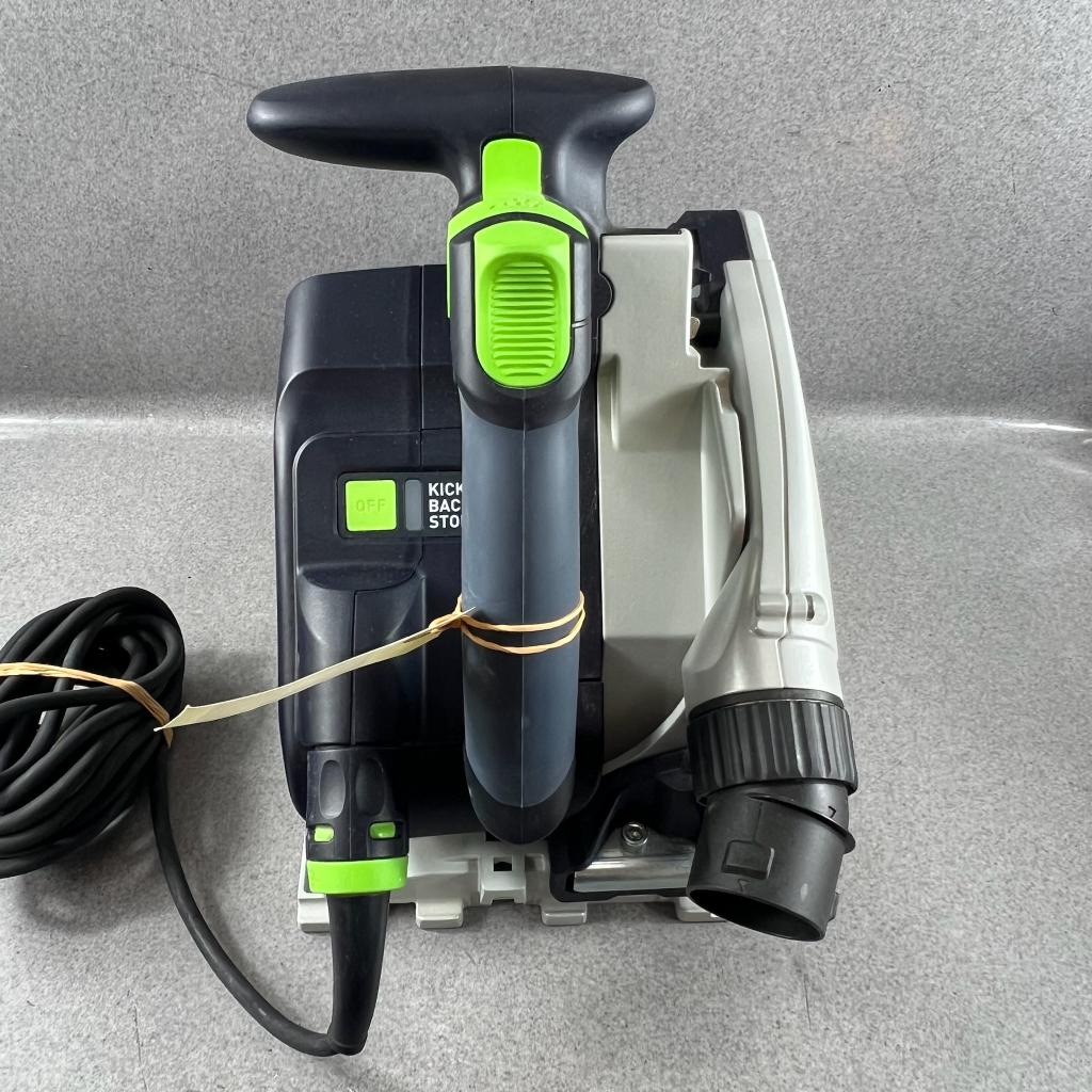 Festool TS60KEBQ Invalzaagmachine | 1500 watt | 406404, Gebruikt, Ophalen of Verzenden, 1200 watt of meer, Festool