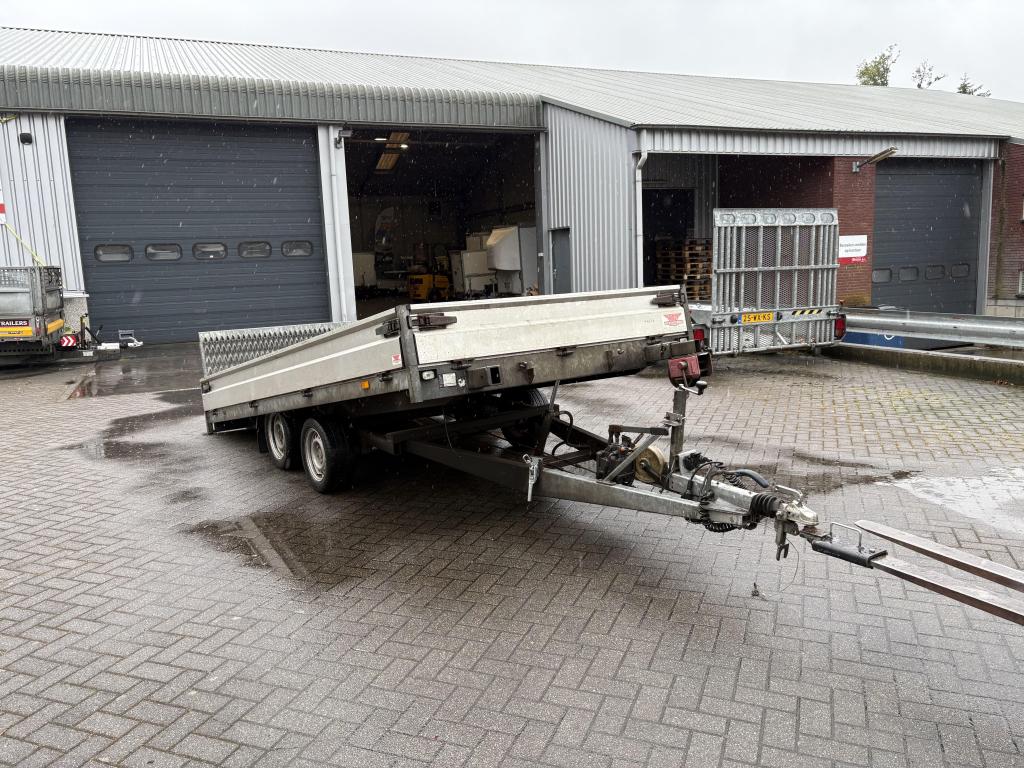 Hapert Kantelbare machinetransporter 400x200 cm 2700 kg 2008, Gebruikt