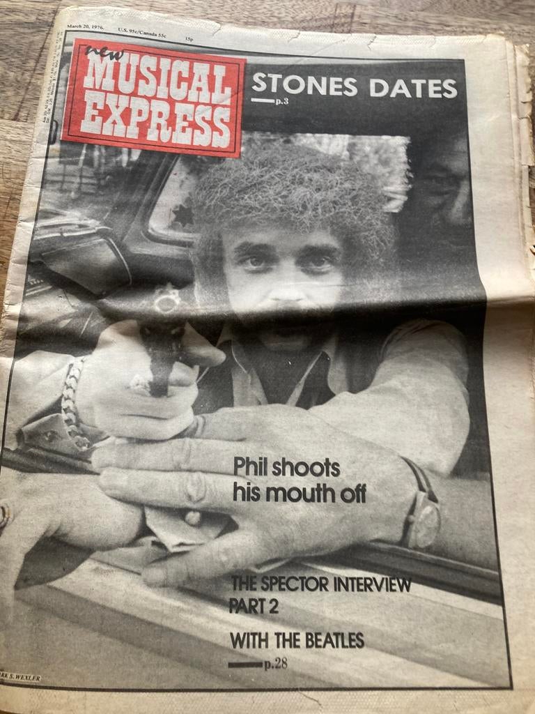 NME 1976 TUBES Laura Nyro PHIL SPECTOR Zal Cleminson, Ophalen of Verzenden, Gelezen, Muziek, Film of Tv