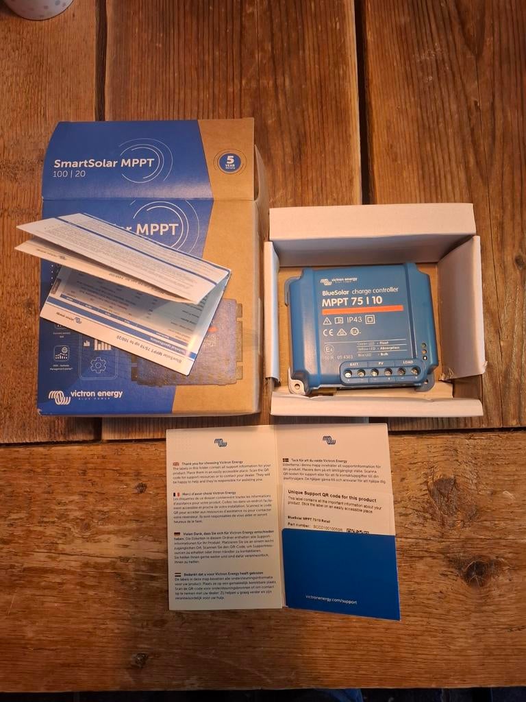 Victron MPPT 75/10 laardregelaar, Ophalen of Verzenden, Zo goed als nieuw