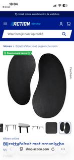 Bijzettafelset met organische vorm, zwart, Minder dan 45 cm, Minder dan 55 cm, Nieuw, Ophalen of Verzenden