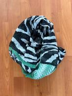 Groen/zwart/witte col sjaal, Ophalen of Verzenden, Zo goed als nieuw, Maat 38/40 (M), Sjaal