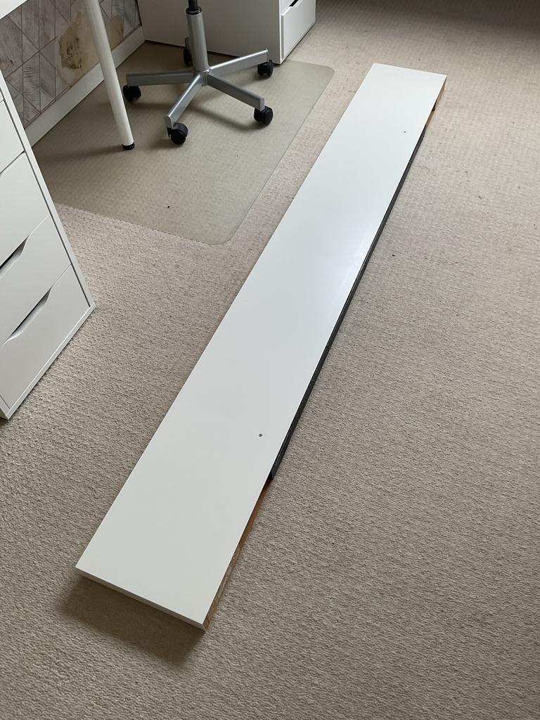 IKEA LACK Wandplank Wit 190x26 cm, Huis en Inrichting, Ophalen, Gebruikt