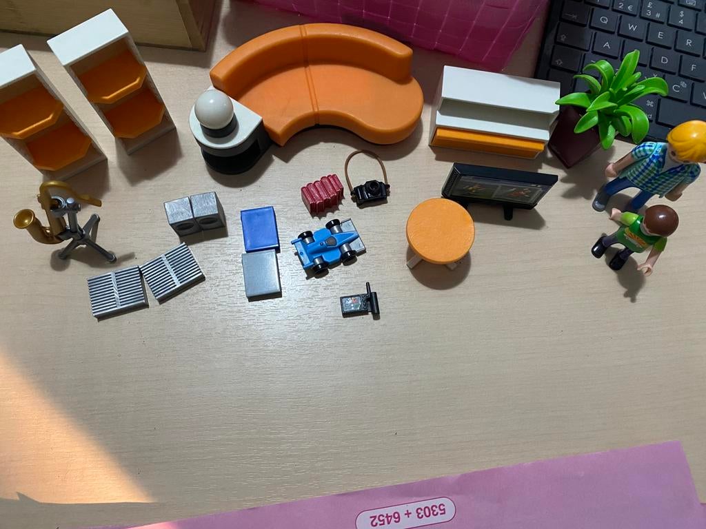 Playmobil woonkamer 9267, Verzenden, Zo goed als nieuw, Complete set