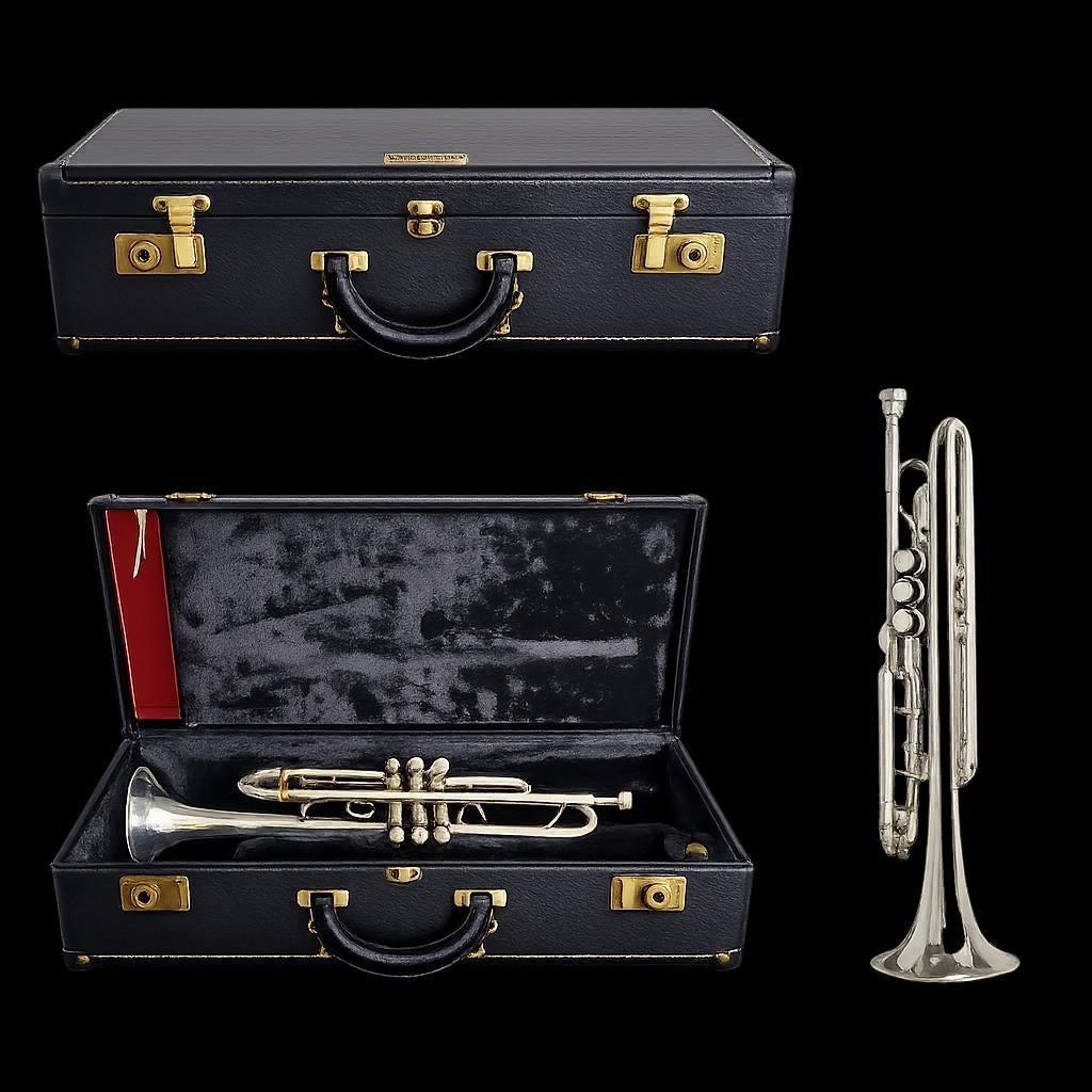 Trompet Bb Getzen Eterna 700, Muziek en Instrumenten, Ophalen of Verzenden, Gebruikt, Bes-trompet, Met koffer