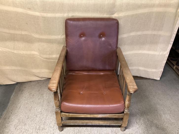 rookstoel, Huis en Inrichting, Fauteuils, Gebruikt, Hout, 50 tot 75 cm, Minder dan 75 cm, Ophalen