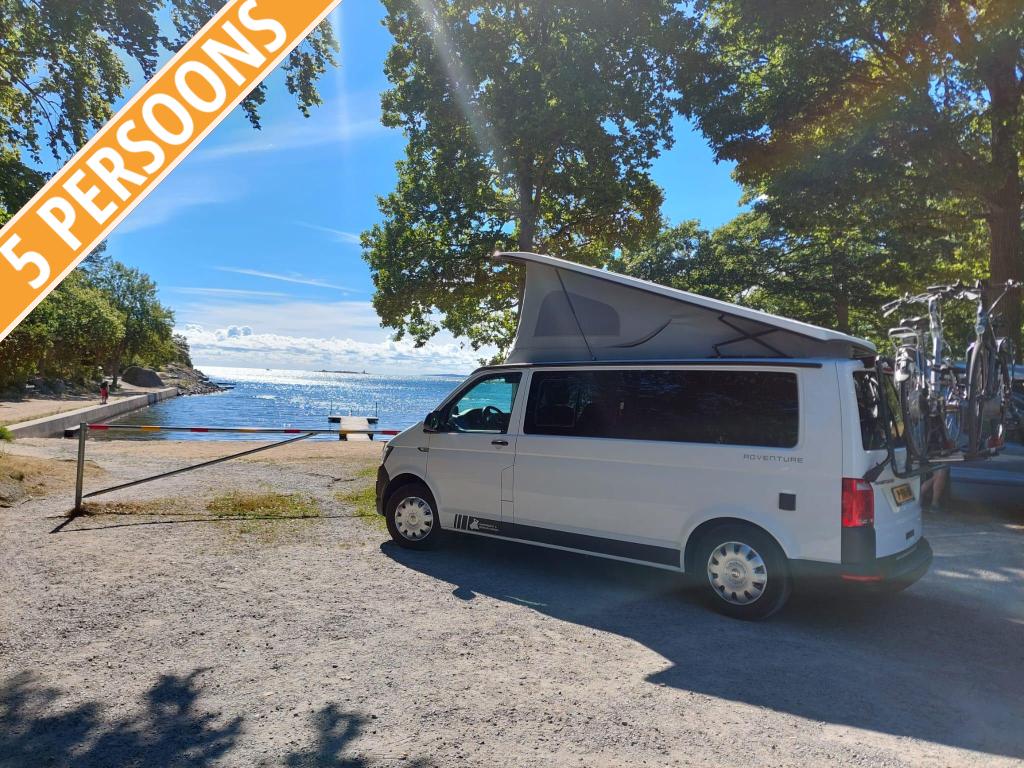 Camper Huren|Volkswagen|5 persoons|lange wielbasis|buscamper, Caravans en Kamperen, Verhuur