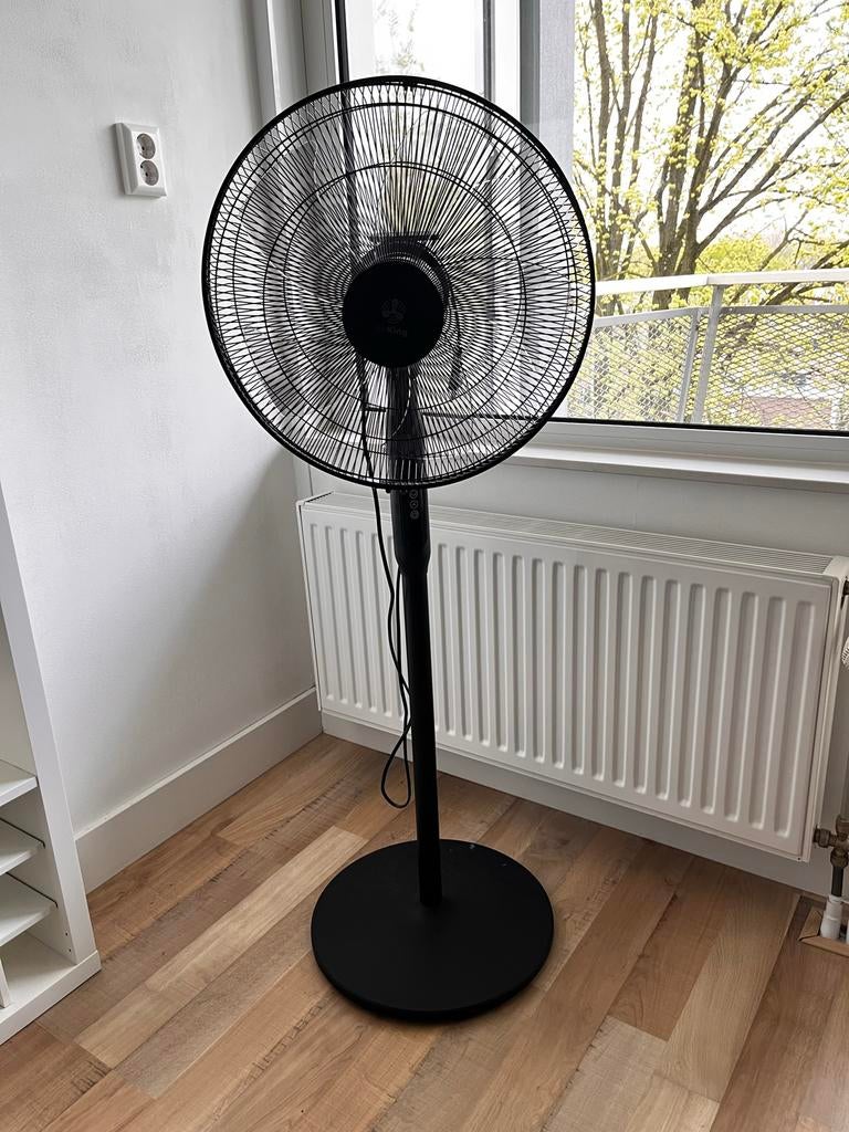 Ventilator, Witgoed en Apparatuur, Ventilatoren, Ophalen, Ventilator met afstandsbediening, Gebruikt, Statiefventilator