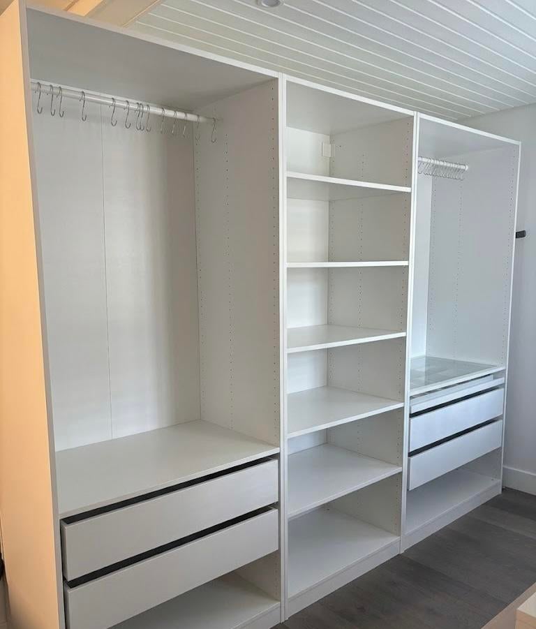 Pax kast ikea wit, 200 cm of meer, Zo goed als nieuw, 50 tot 75 cm, 50 tot 100 cm