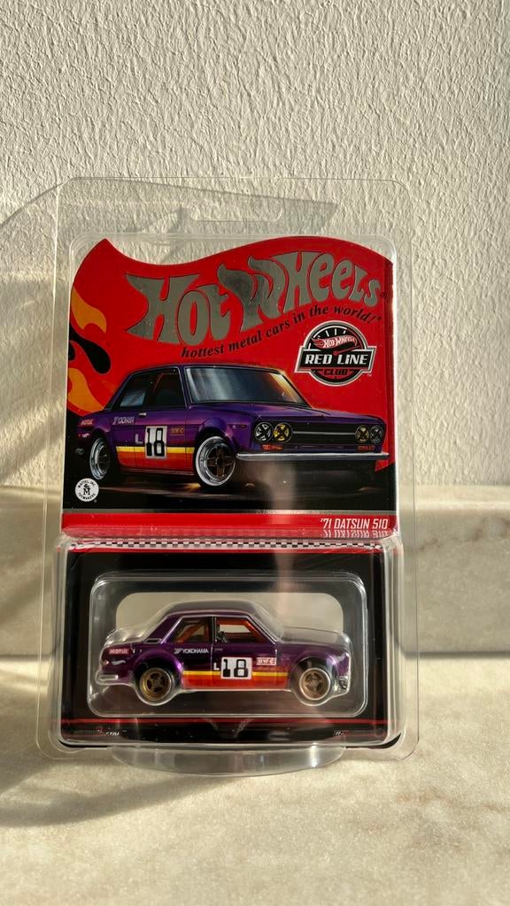 Hot Wheels RLC Datsun 510, Ophalen, Zo goed als nieuw, Auto