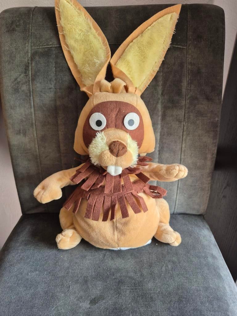 Handpop Zoef de Haas - Fabeltjeskrant, Gebruikt, Overige merken, Overige karakters, Konijn