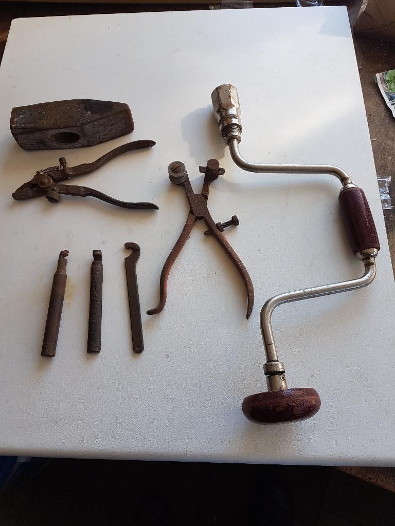 handgereedschap, 36 stuks, Doe-het-zelf en Verbouw, Ophalen, Gebruikt