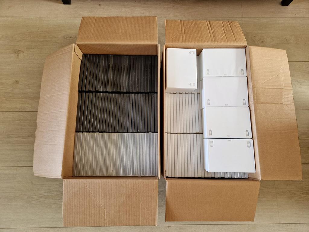 175 lege DVD doosjes/hoesjes, Cd's en Dvd's, Dvd's | Overige Dvd's, Ophalen, Gebruikt