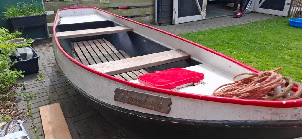 Robuuste roeiboot 'Beunhaas' - Ideaal voor recreatie, Ophalen, Gebruikt, Staal