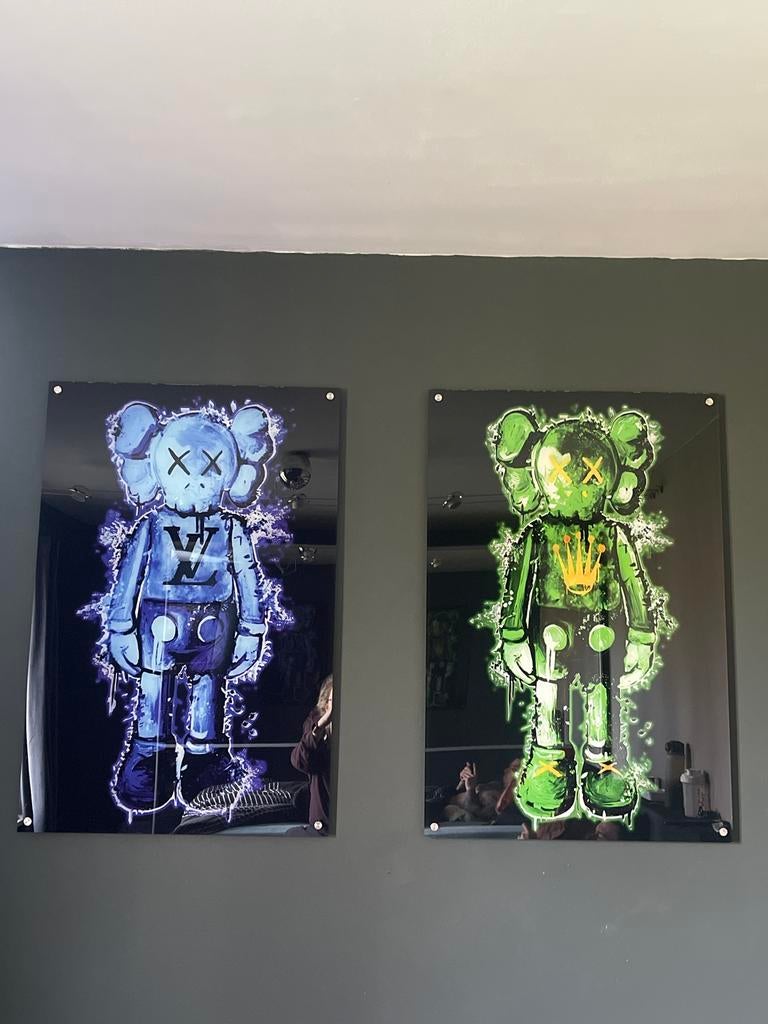 Plexiglas Schilderij Designer rolex gucci louis vuitton, Ophalen of Verzenden, Zo goed als nieuw, Schilderij, 75 cm of meer