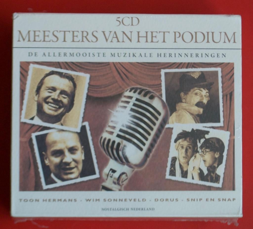 Meesters van het podium Toon Hermans, Dorus Wim Sonneveld, Ophalen of Verzenden, Zo goed als nieuw, Nederlandstalig
