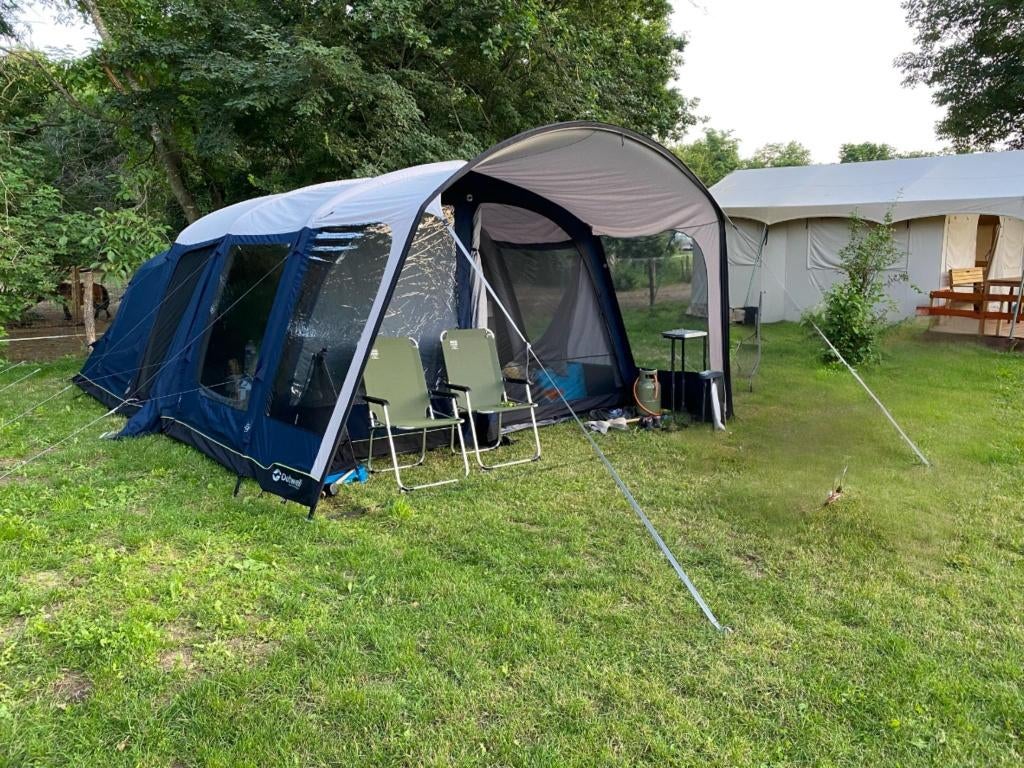Tent - opblaasbaar - Outwell Hayward Lake 6ATC - incl mat, Ophalen, Gebruikt, Tot en met 6