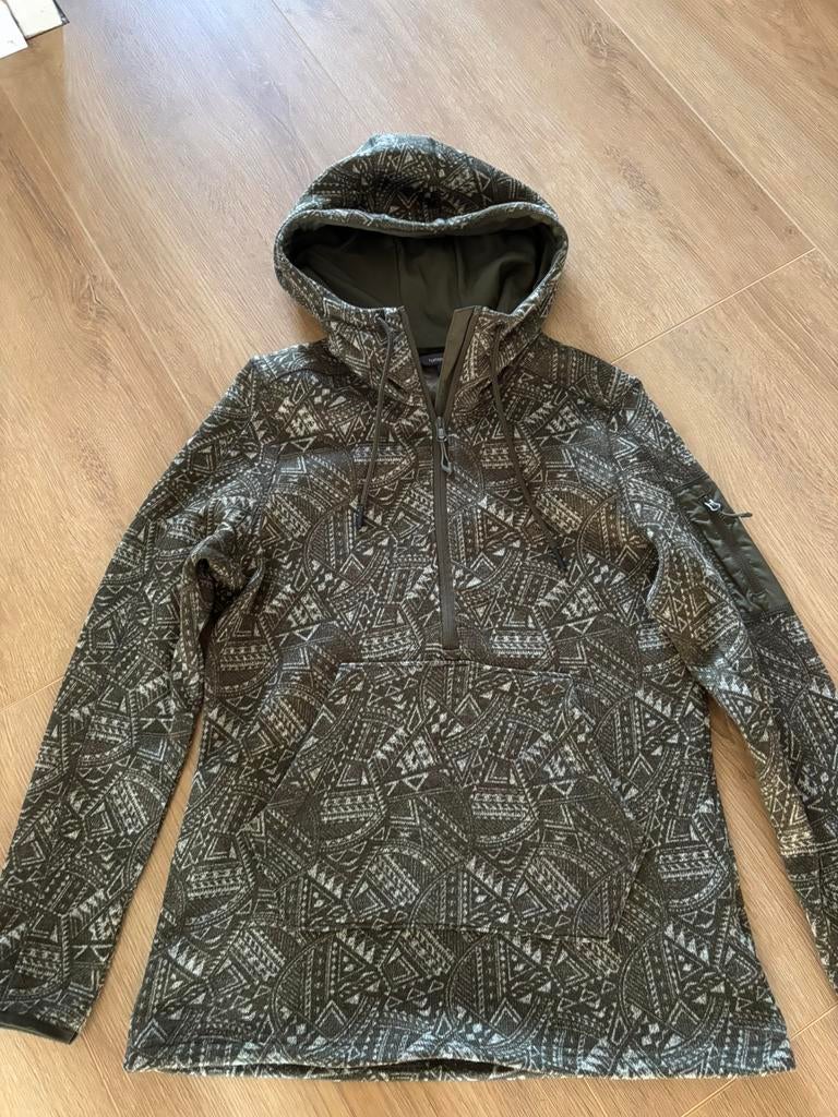 Human nature Groene trui met buidelzak maat L valt als S, Kleding | Dames, Wintersportkleding, Ophalen of Verzenden, Zo goed als nieuw