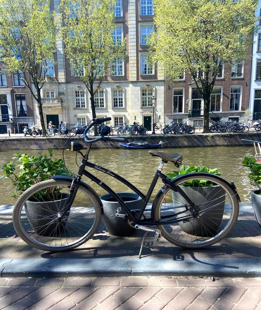 Zwarte Johnny Loco beach cruiser, Ophalen, Terugtraprem, Gebruikt, Cruiser