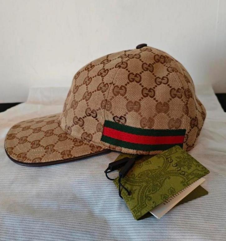 Gucci Monogram GG pet, Kleding | Heren, Hoeden en Petten, Nieuw, 58 of 59 cm (L, 7¼ of ⅜ inch), Ophalen of Verzenden