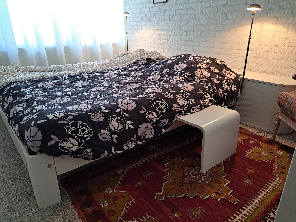 Auping auronde bed, Ophalen, Auping Auronde 1000, 180x200, Wit, Tweepersoons