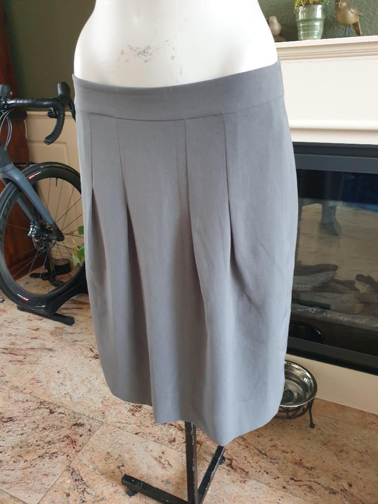 Sylvia Heise prachtige grijze rok mt 42 L, Sylvia Heise, Verzenden, Maat 42/44 (L), Zo goed als nieuw