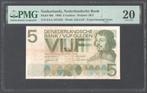 Nederland 5 Gulden 1966 Letters 6AA  PMG 20, Verzenden, 5 gulden, Los biljet