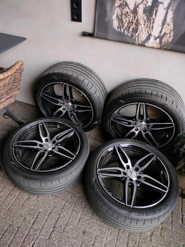 19" originele AMG breedset Mercedes E klasse, Ophalen