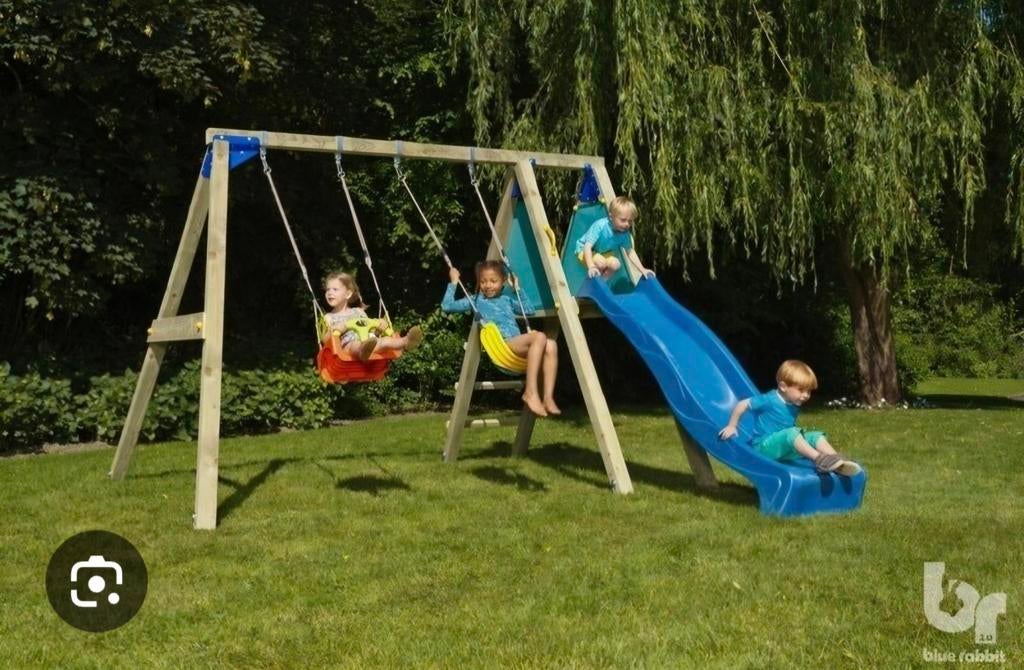 Blue Rabbit deckswing speeltoestel, Ophalen, Nieuw, Schommel