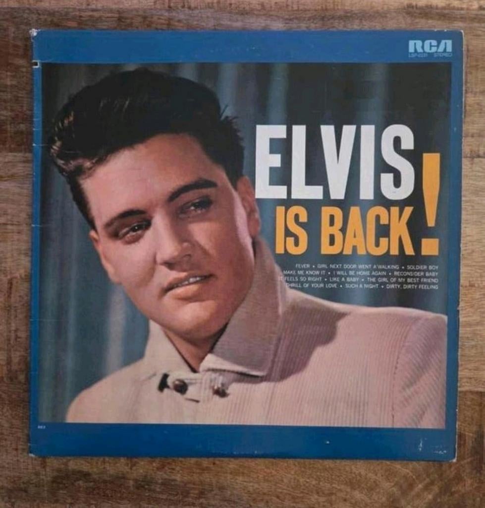 Lp Elvis Presley elvis is back, Cd's en Dvd's, Vinyl | Rock, Ophalen of Verzenden