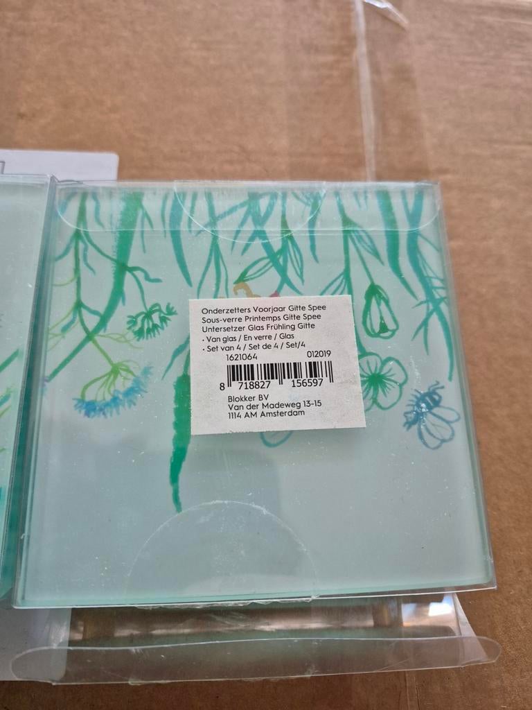 8 onderzetters met voorjaarsthema (Blokker), Ophalen of Verzenden, Nieuw, Glas of Kopje