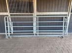 Gegalvaniseerd weidehek incl. hang- en sluitwerk, Ophalen, Met poort, Gebruikt, Tuinhek