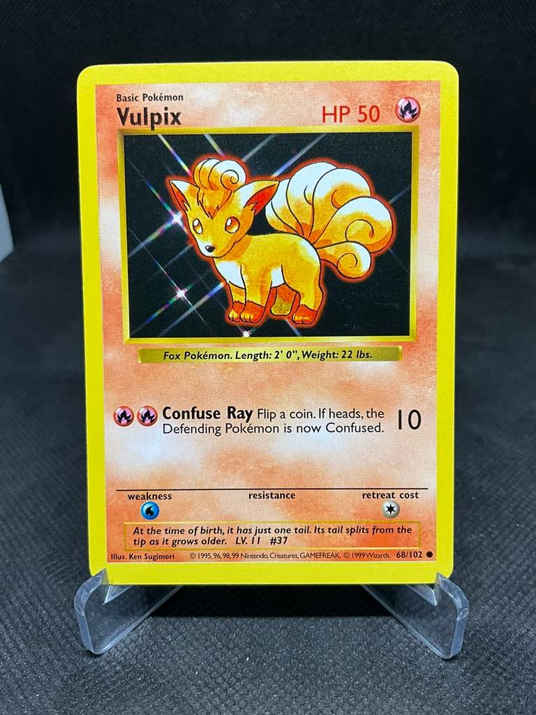 Vulpix bs 68 shadowless, Ophalen of Verzenden, Zo goed als nieuw, Losse kaart
