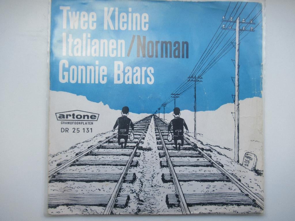 GONNIE BAARS # TWEE KLEINE ITALIANEN/ NORMAN, Cd's en Dvd's, Ophalen of Verzenden, Zo goed als nieuw, 7 inch, Levenslied of Smartlap