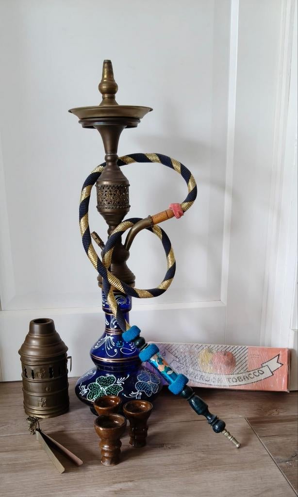 Egyptische Waterpijp, Ophalen of Verzenden, Koper of Brons