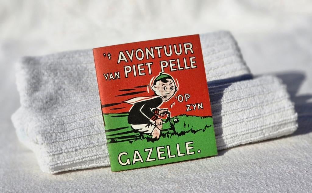 Gazelle rijwielen reclame "Avontuur Piet Pelle" boekje, Verzamelen, Merken en Reclamevoorwerpen, Ophalen of Verzenden, Gebruikt