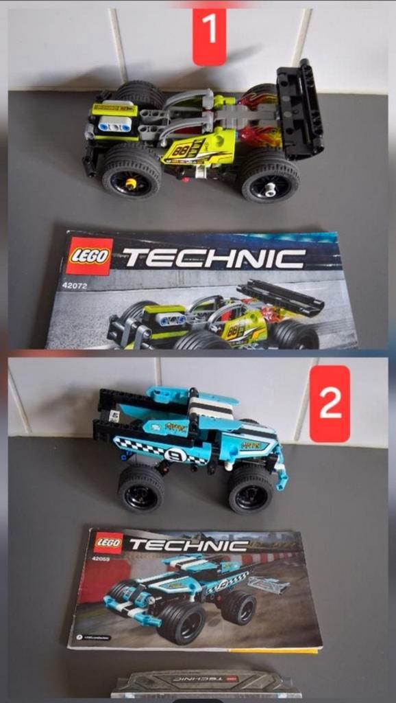 2 lego technic Buggy racewagen pull-back complete sets, Kinderen en Baby's, Speelgoed | Duplo en Lego, Ophalen of Verzenden