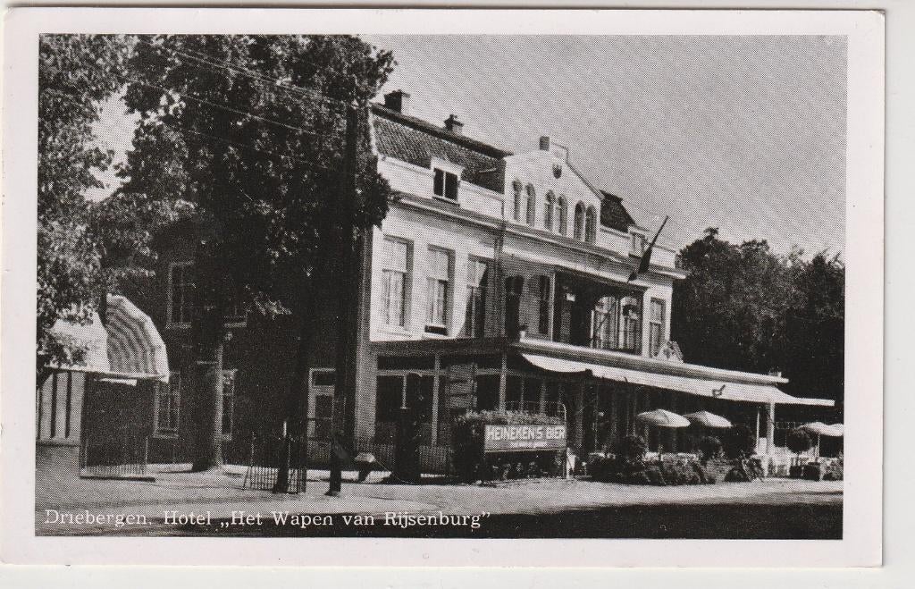 Driebergen hotel Het Wapen van Rijsenburg, Ophalen of Verzenden, 1940 tot 1960, Gelopen, Utrecht