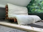 Slaapbank met vouwbaar matras, Huis en Inrichting, Ophalen, Gebruikt, Tweepersoons, 140 cm