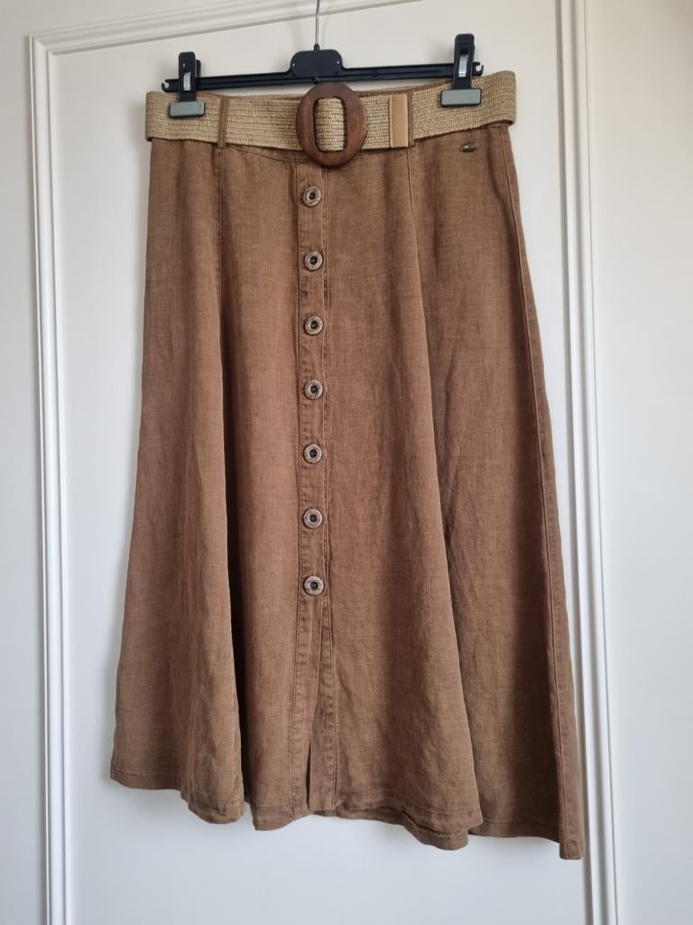 Mooie linnen rok van het merk Geisha, Kleding | Dames, Rokken, Geisha, Ophalen of Verzenden, Zo goed als nieuw, Maat 36 (S)