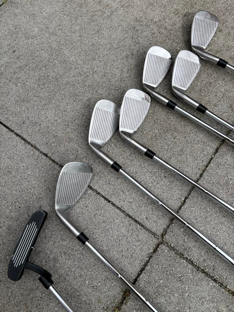 Black Diamond Golfset 6-9, P, S, Putter hybride 4 fw3 Driver, Sport en Fitness, Golf, Ophalen, Zo goed als nieuw, Set, Overige merken